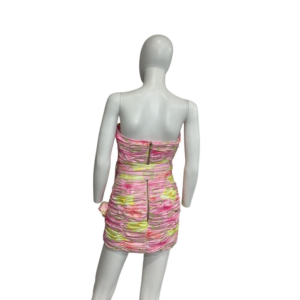 Loveshackfancy 'Nerra' Pink Polyester Mini Ruched… - image 2